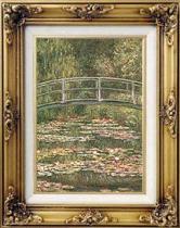Old Master reproductions: 'Bridge over Lily Pond' by Monet
