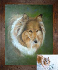 Dog portraits: Paintings from photographs