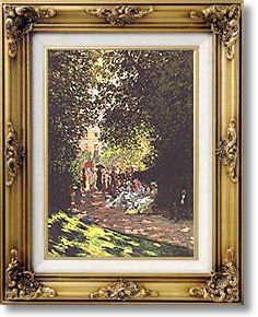 Famous Paintings - The Monceau Park by Claude Monet