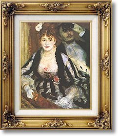 Famous Paintings - La Loge by Renoir