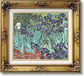 Irises at Saint Remy - Famous paintings (by Van Gogh)